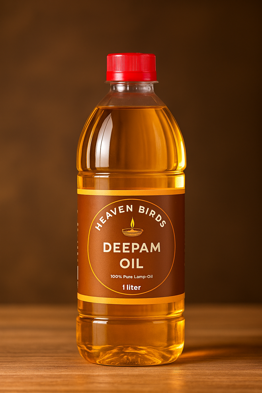 Heaven Birds Deepam Oil | Pure & Long Lasting Diya Oil for Puja, Temple & Festivals | Traditional Lamp Oil for Spiritual Rituals