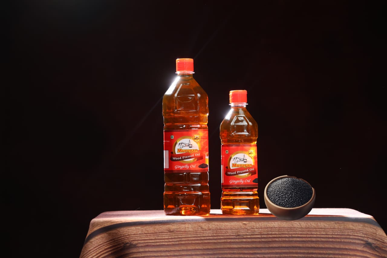 Heaven Birds Cold Pressed Sesame Oil | 100% Pure Wooden Chekku Gingelly Oil for Cooking, Oil Pulling, Skin & Hair Care | Natural & Chemical Free